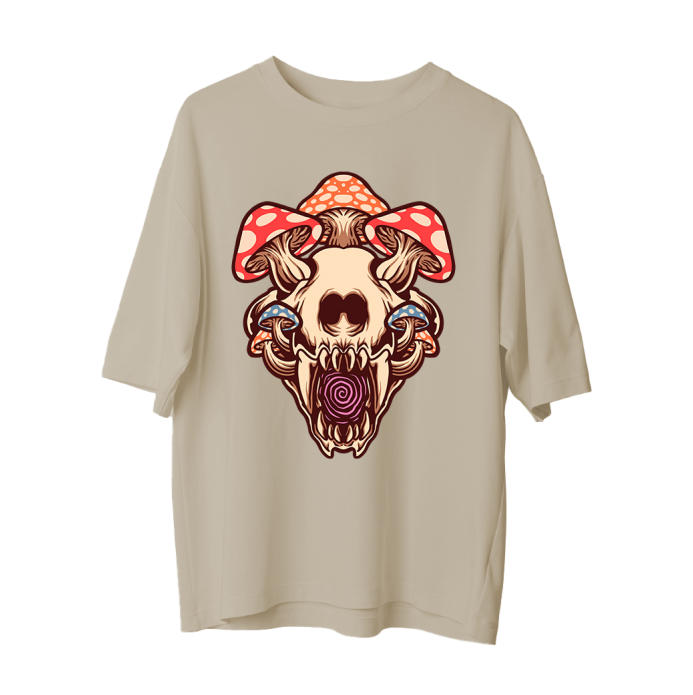 Tiger Skull - Oversize T-shirt