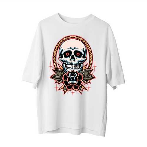 Traditional Skull - Oversize T-shirt