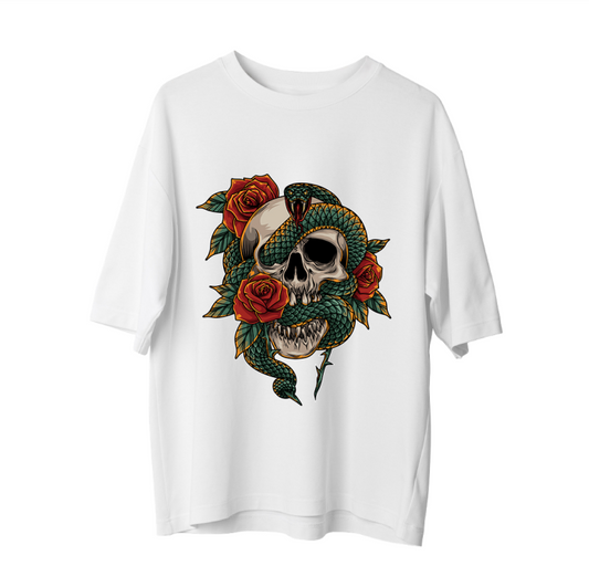 Viper and Skull - Oversize T-shirt