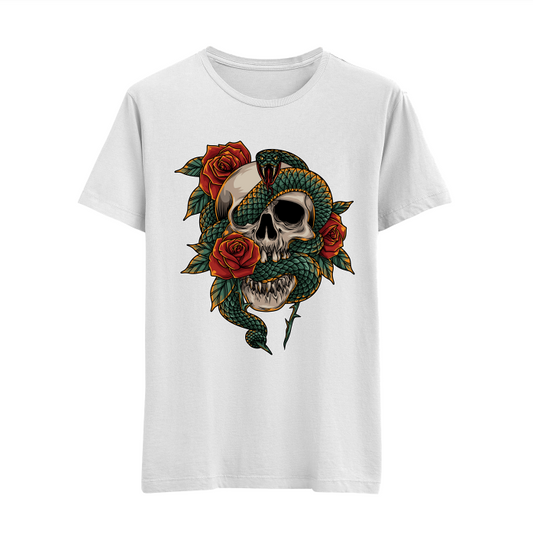 Viper and Skull- Regular T-shirt
