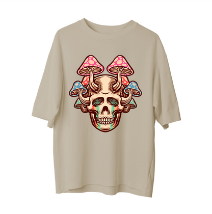 Trippy Skull - Oversize T-shirt
