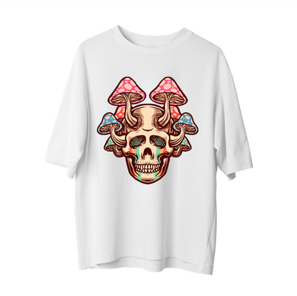 Trippy Skull - Oversize T-shirt