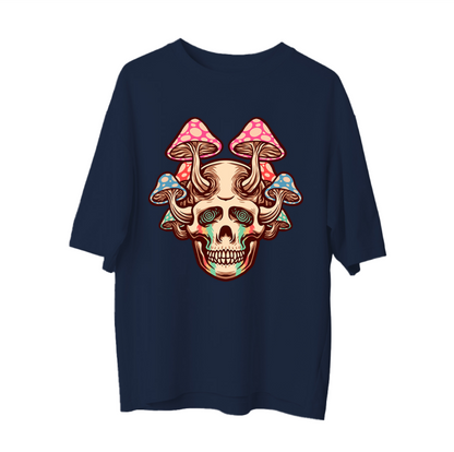 Trippy Skull - Oversize T-shirt