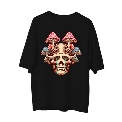 Trippy Skull - Oversize T-shirt